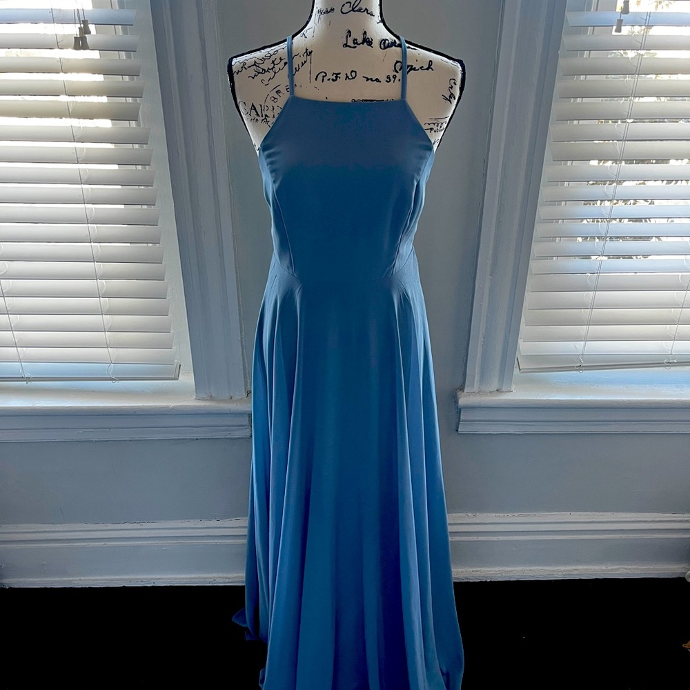 Lulu’s maxi open back dress